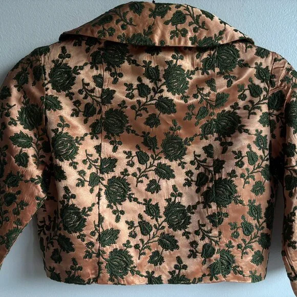 Stunning 60s Brocade Wiggle Dress & Matching Jacket - Picture 11 of 16